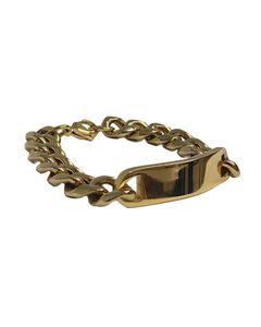 Gold ID Bracelet