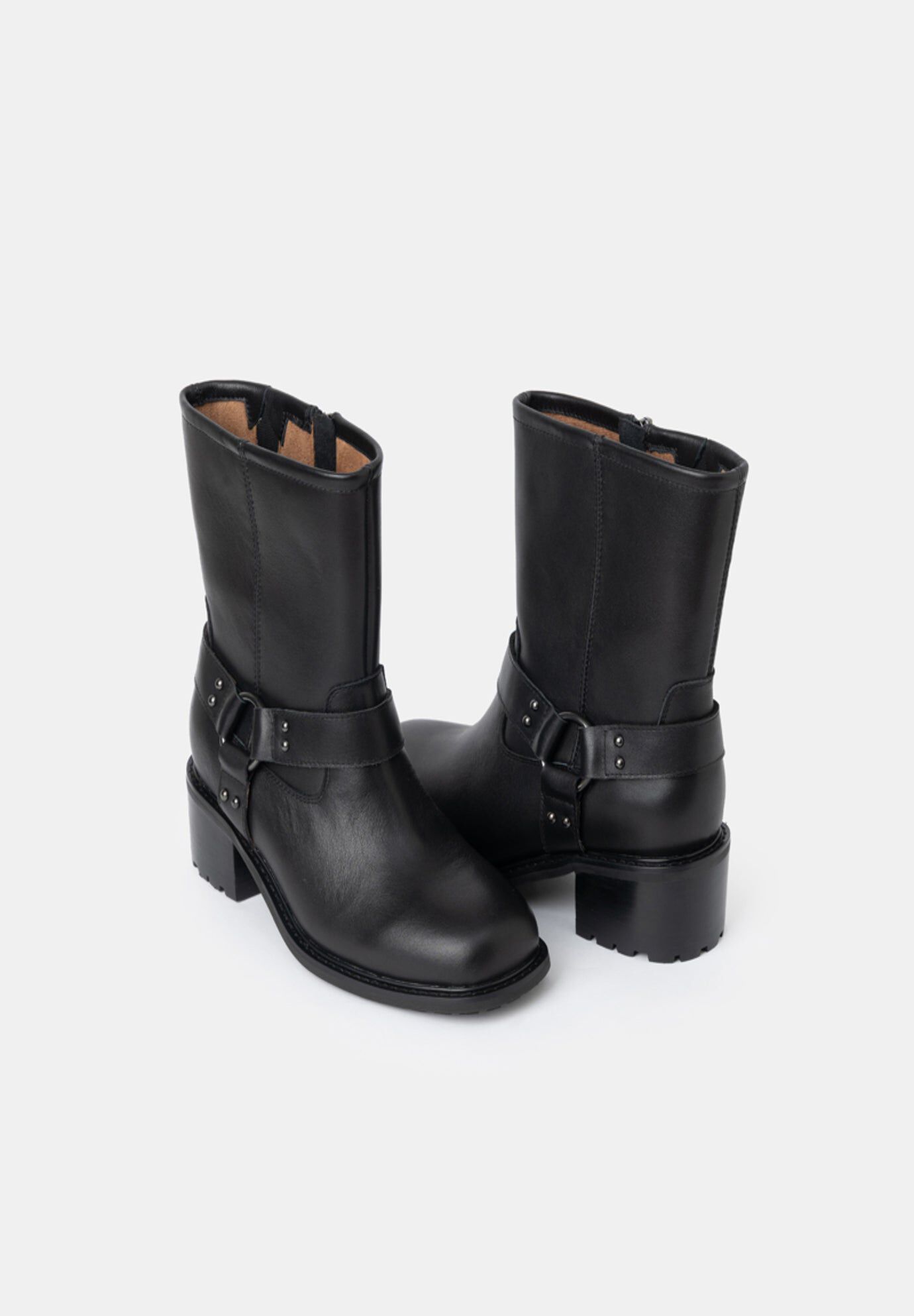 Drifter Moto Boots, Black / Black, alternate image number 2