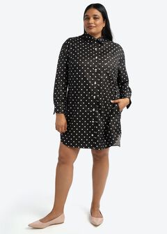 SIGNATURE TUNIC SHIRT POLKA DOT
