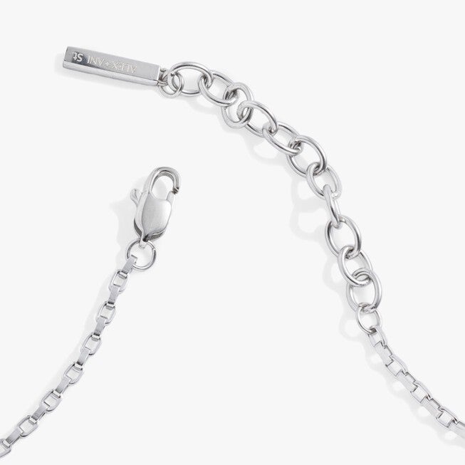 Everyday Box Link Chain Bracelet, Silver / Silver, alternate image number 2