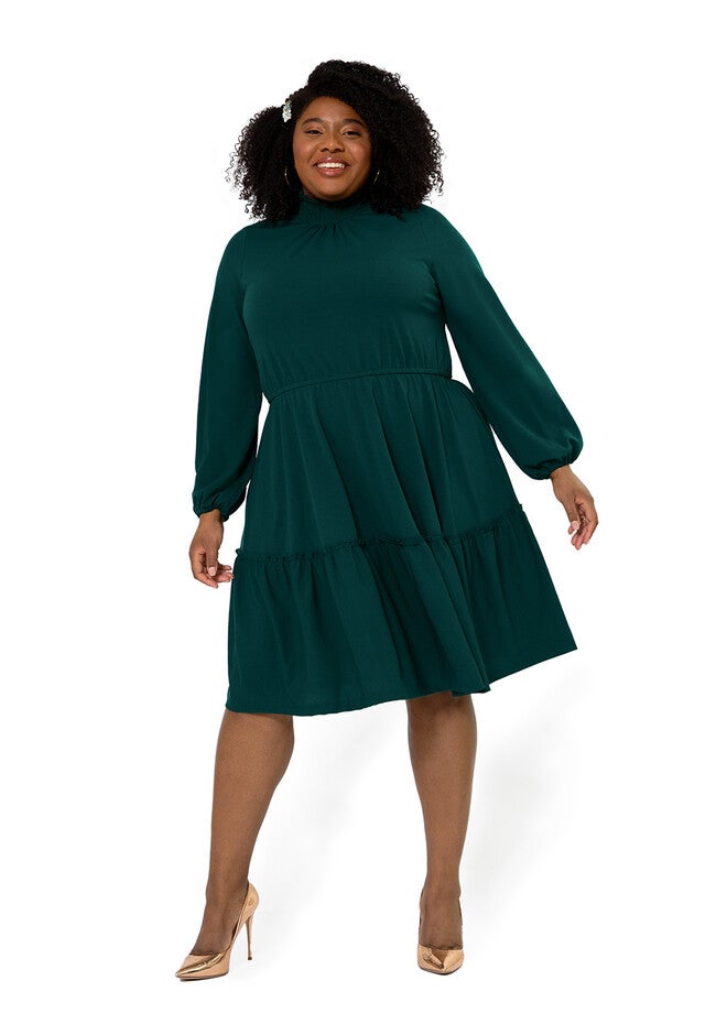 Olive Dress, India / Olive Green, hi-res image number null