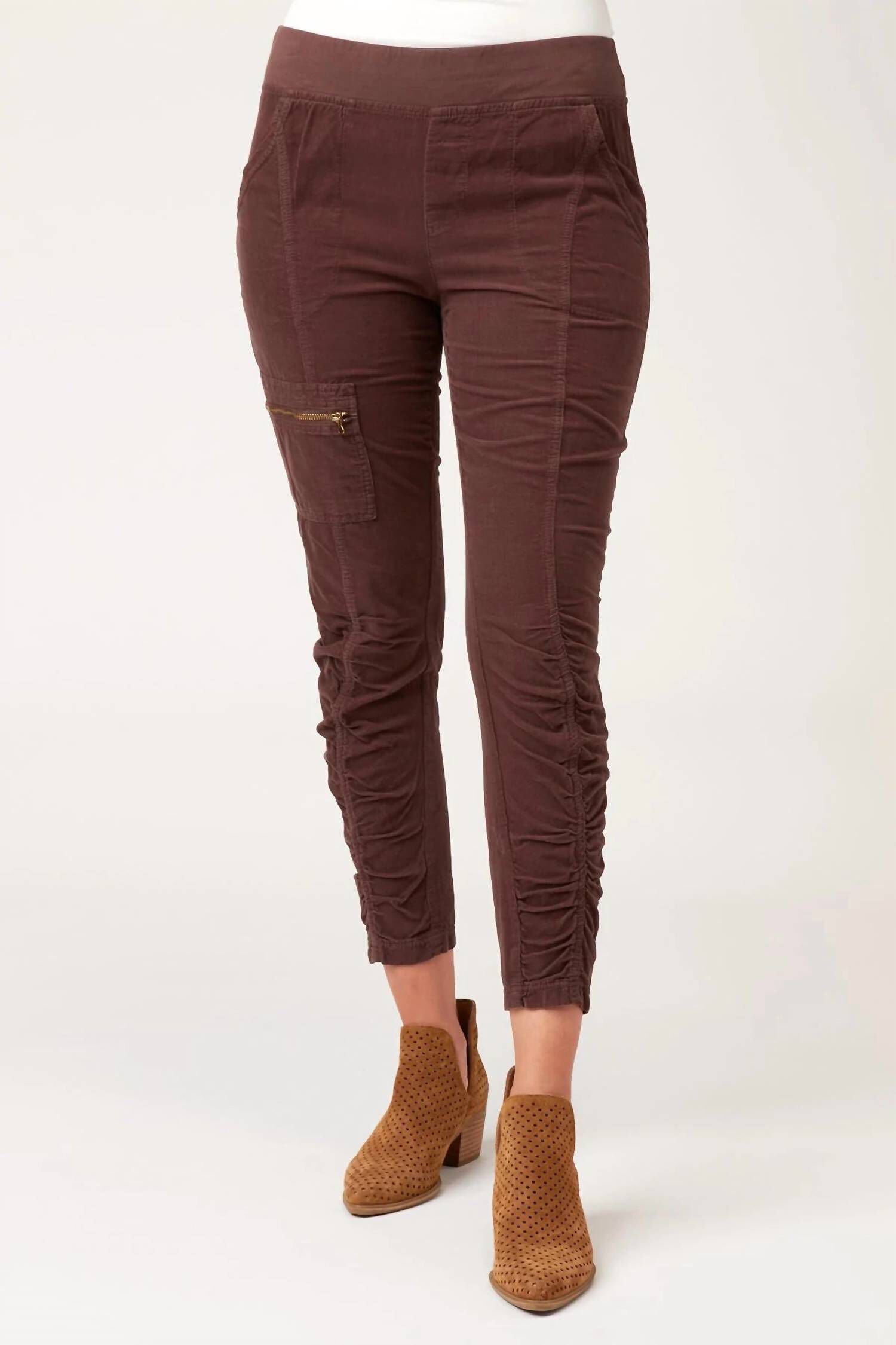 CORD MALANDA PANT IN SARSAPARILLA, Sarsaparilla / Brown, hi-res image number 0