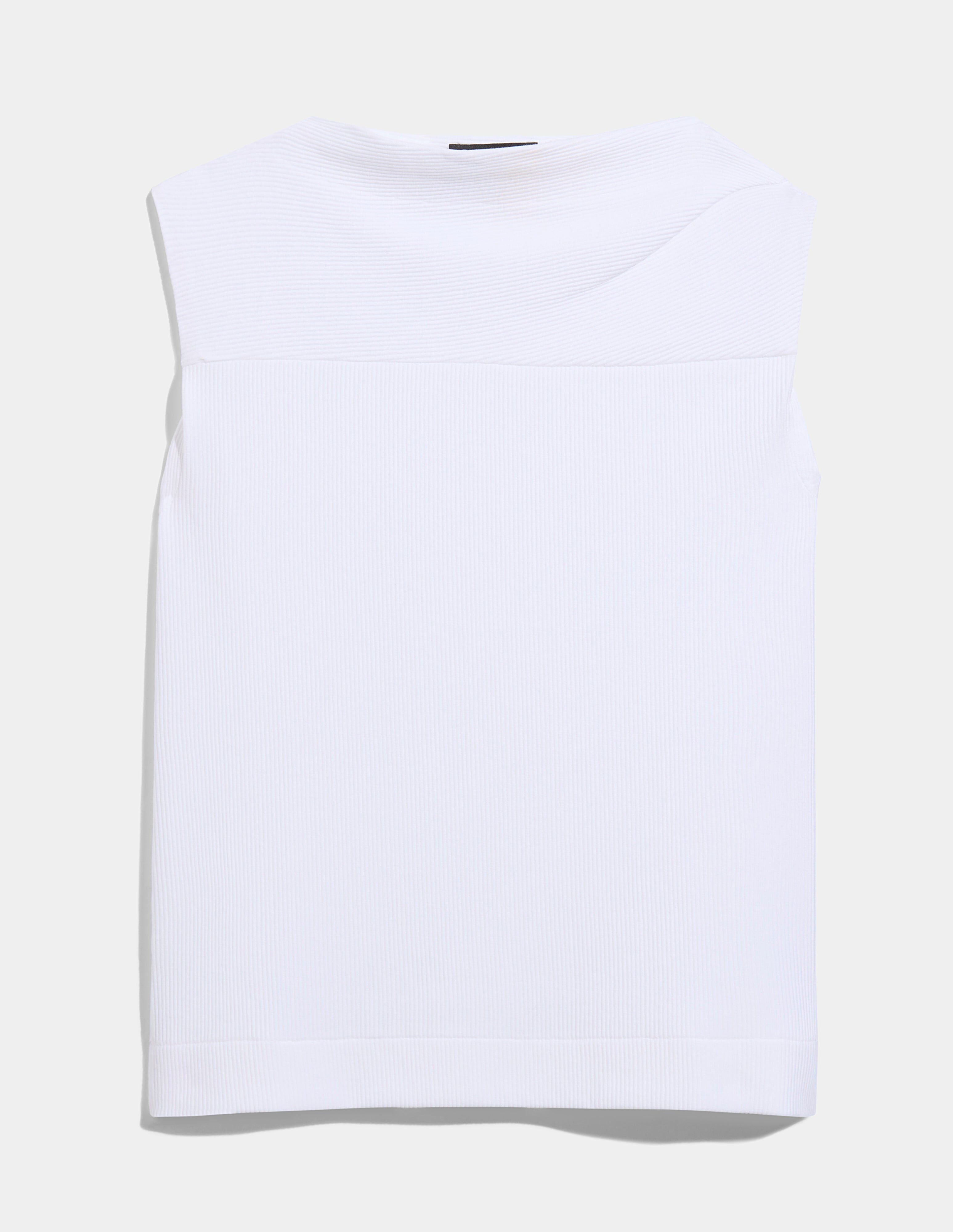 Asymmetric Neck-Top, GSTQ White / White, hi-res image number 0