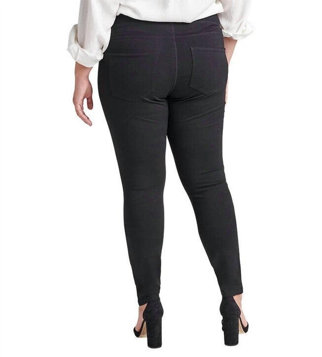 Ricki Mid Rise Legging - Plus In Black, Black / Black, alternate image number null