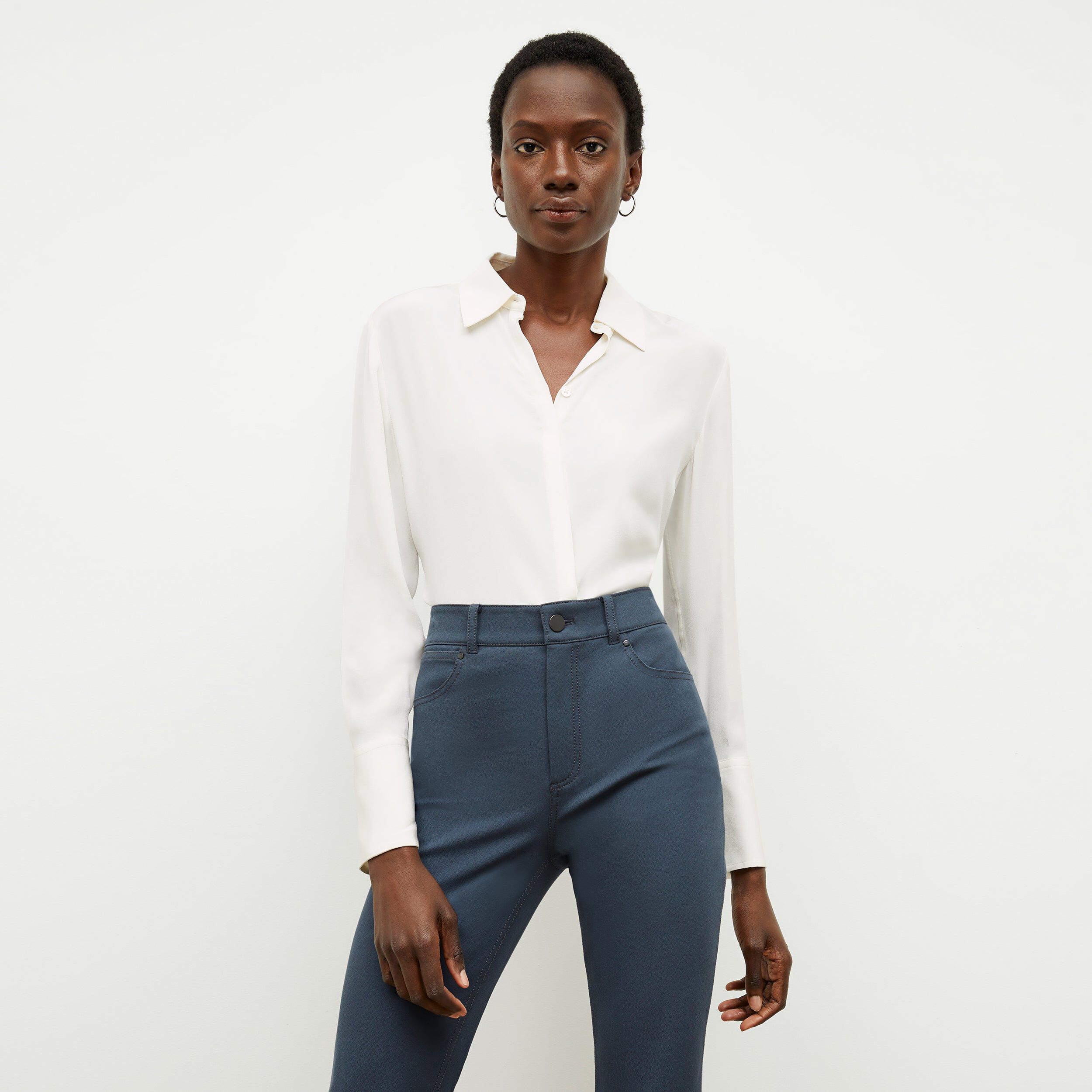 Archie Jean - Eco Better Than Denim :: Dusty Indigo, Dusty Indigo / Light Blue, alternate image number 5