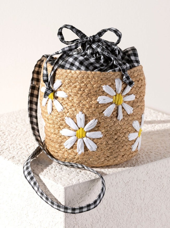 Daisy Mini Bucket Bag, Natural / Tan, hi-res image number 0