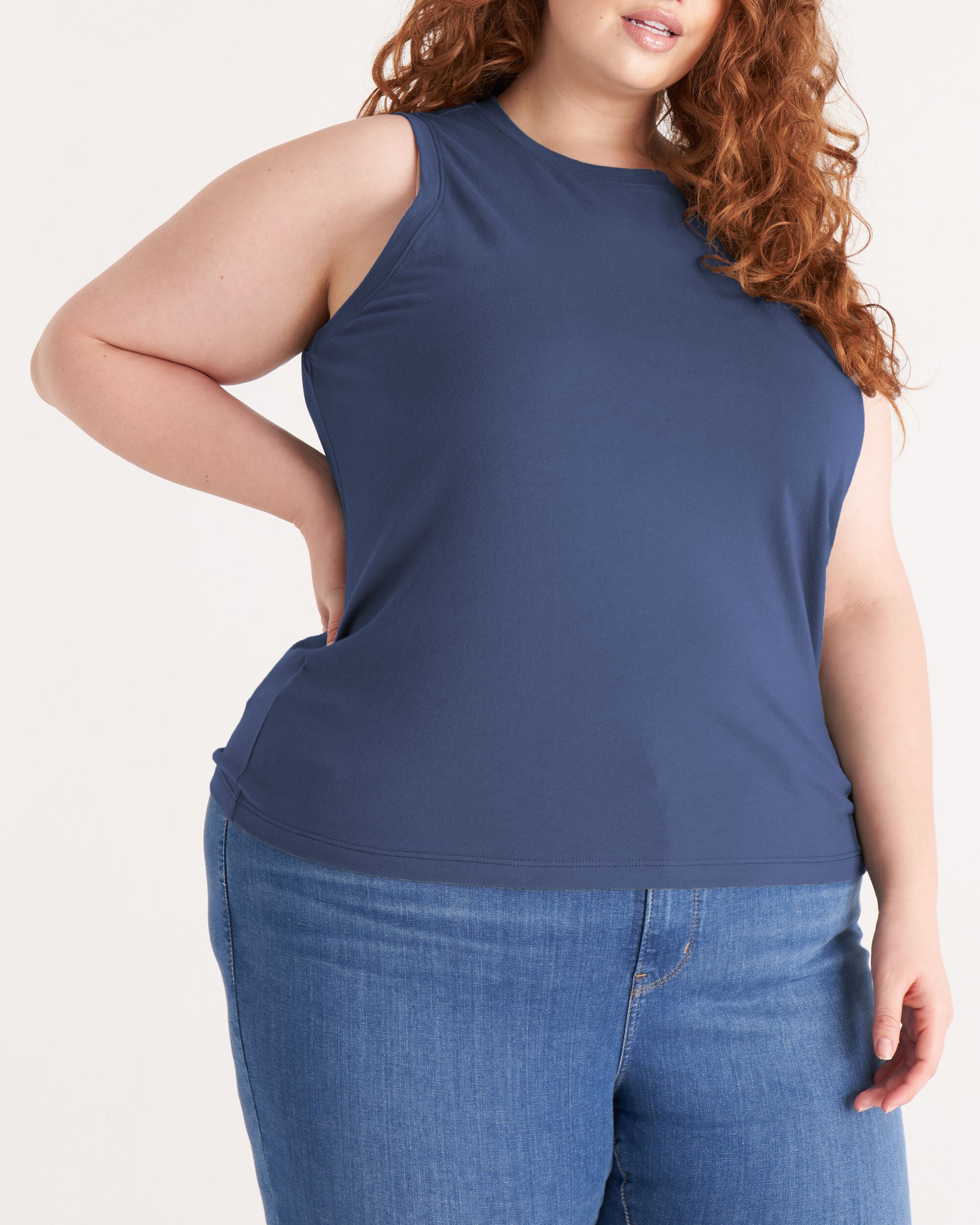 The Muscle Tank, Midnight / Navy, alternate image number 1