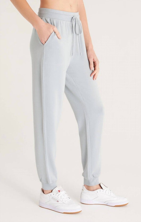 Easy Fleece Jogger in Pale Blue, , alternate image number null