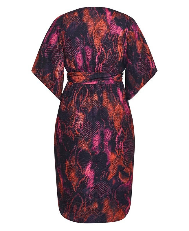 City Chic Women's Trendy Plus Size Garnet Slither Dress Red Size Petite Small, , alternate image number 5