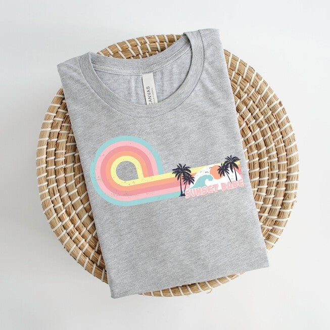 Sunset Babe, Heather Grey / Light Grey, hi-res image number null