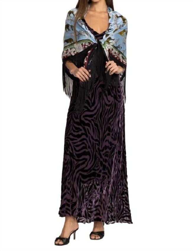 OPAL SHAWL IN MULTI, Multi / Black, hi-res image number null