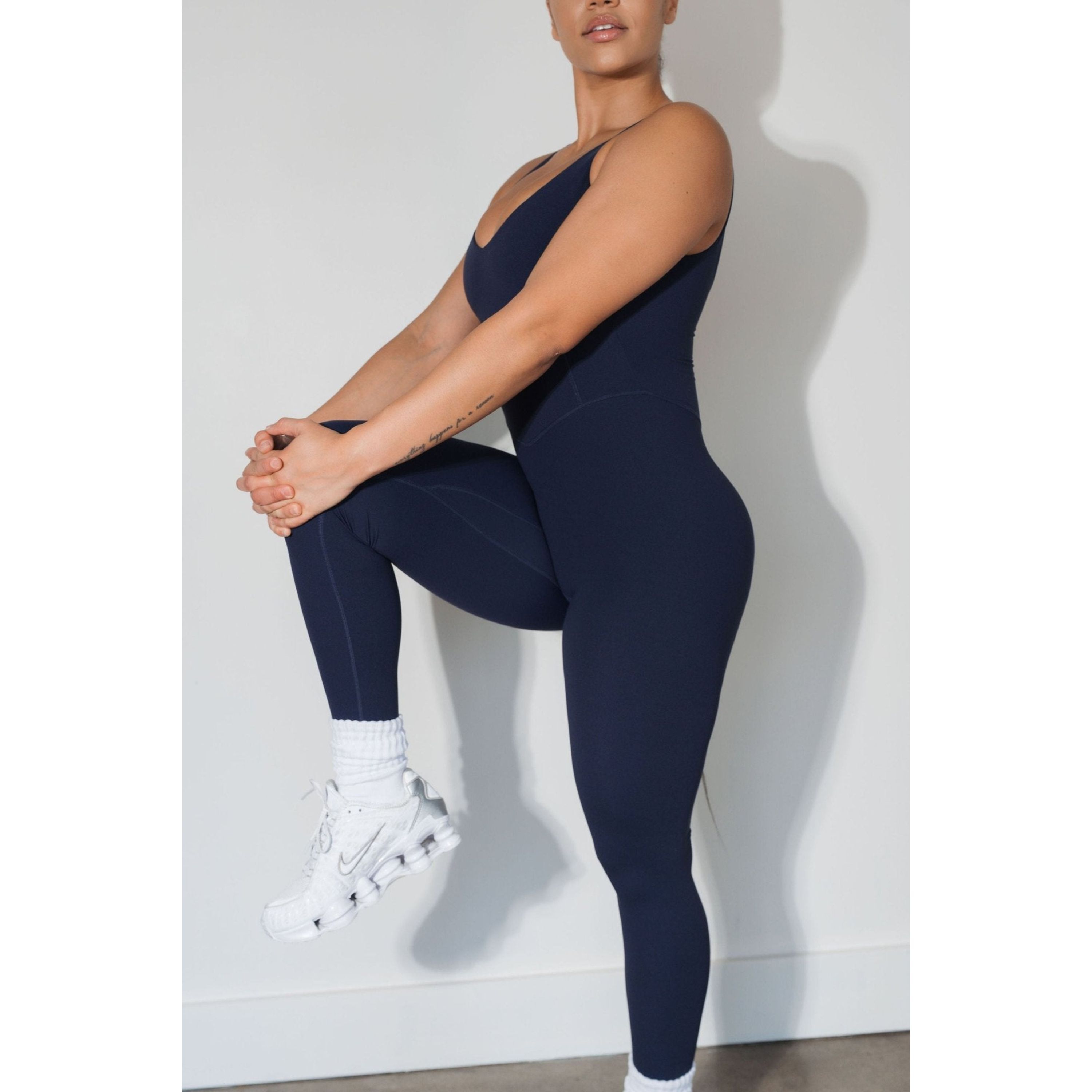 Cloud II Jumpsuit, Oxford / Navy, alternate image number 2