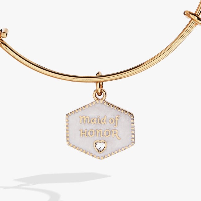Maid Of Honor Bangle, Gold / Gold, alternate image number 2