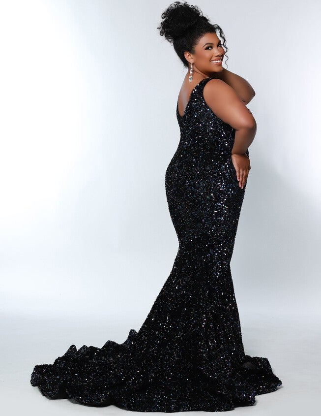 SPOILER FORMAL GOWN, Kaleidoscope / Purple, alternate image number 1