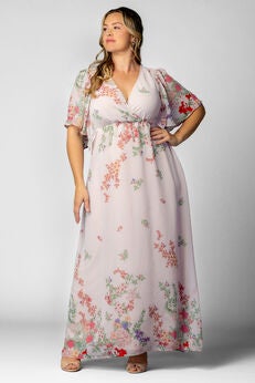 Catalina Border Print Gown