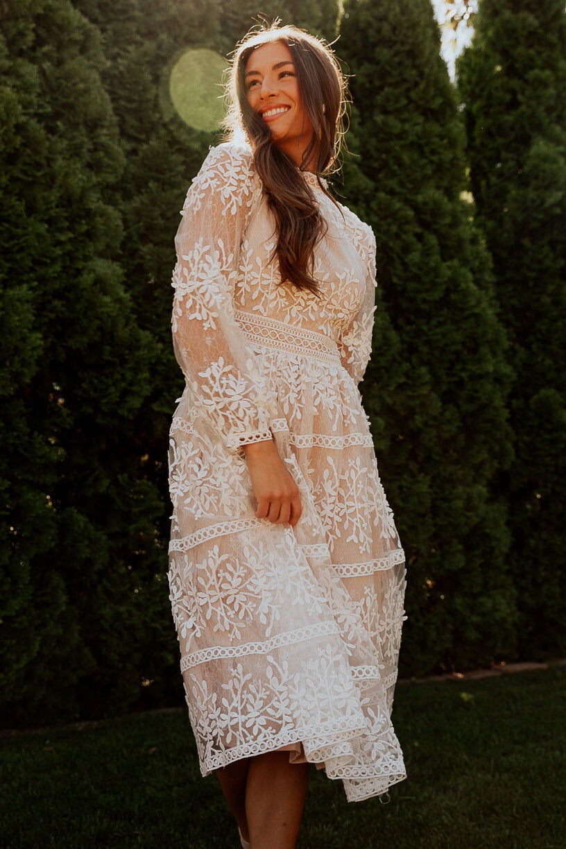 Sicily Dress, Champagne Lining / Beige, alternate image number 2