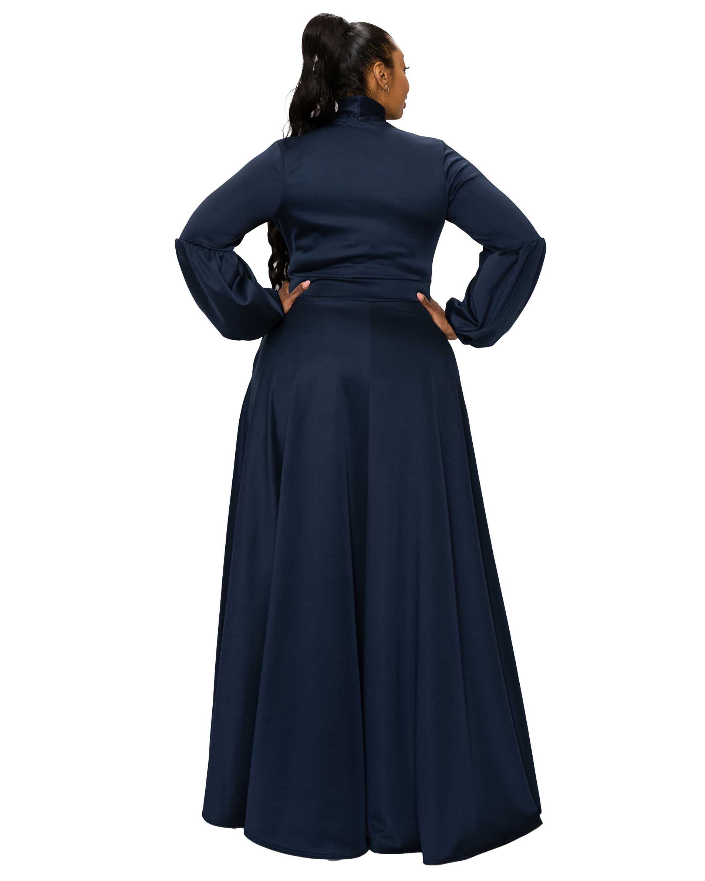 Bella Donna Dress, Navy / Navy, alternate image number 1
