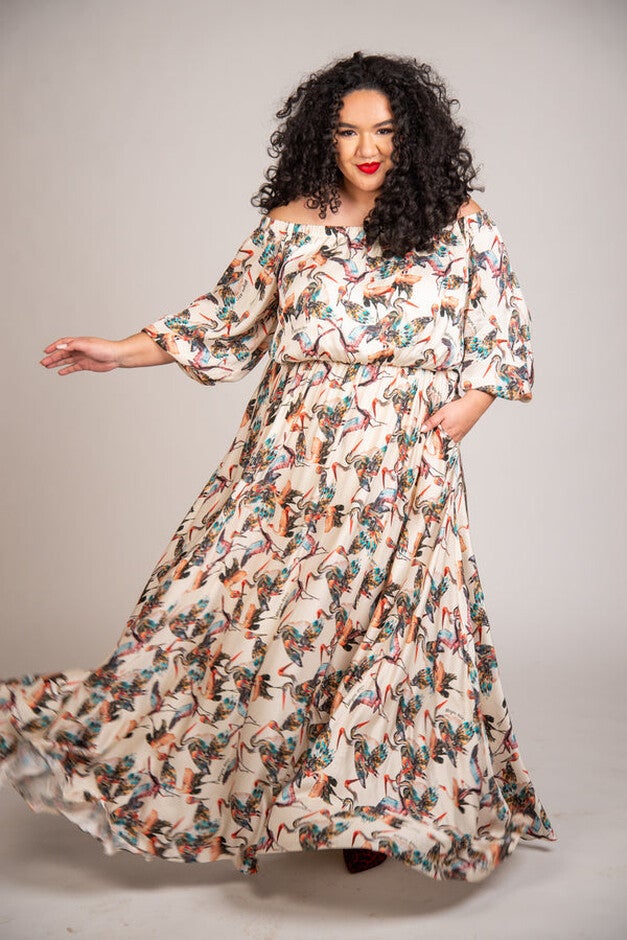 Eddy Crane Maxi Dress, , alternate image number 7