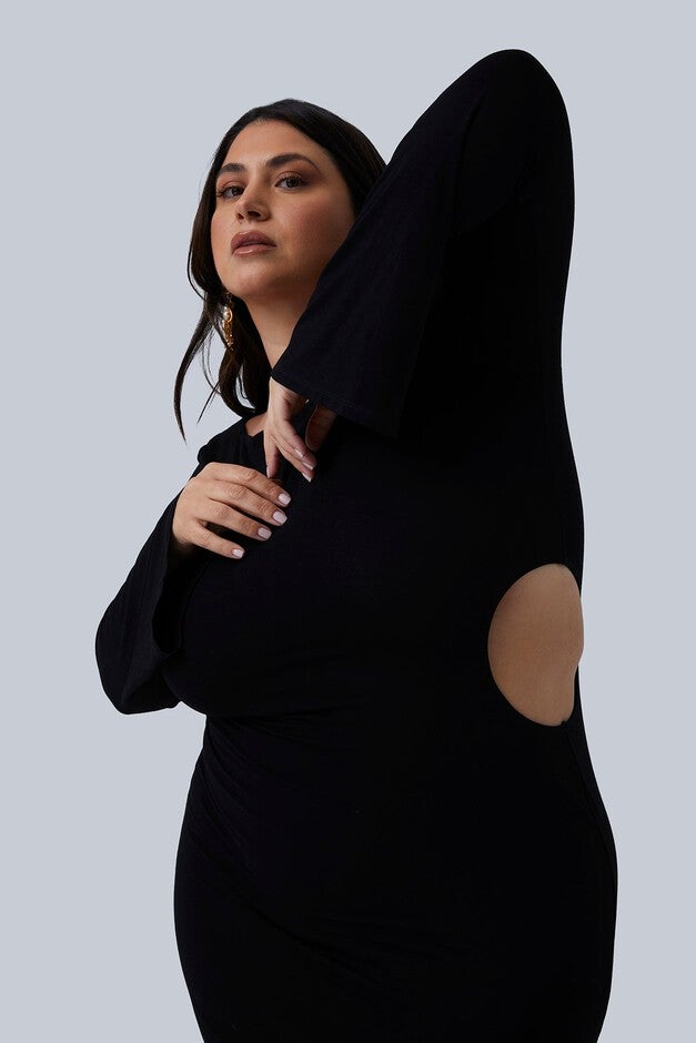Gabrielle Maxi, BLACK / Black, alternate image number 2