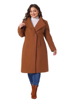 Classic Stand Collar Long Trench Coat