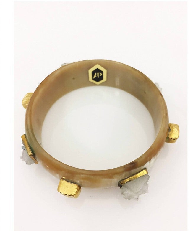 MREMBO BANGLE IN LIGHT HORN, Light Horn / Beige, alternate image number 1