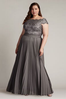 Bode Sequin Embroidered Lace and Tulle Gown - PLUS SIZE