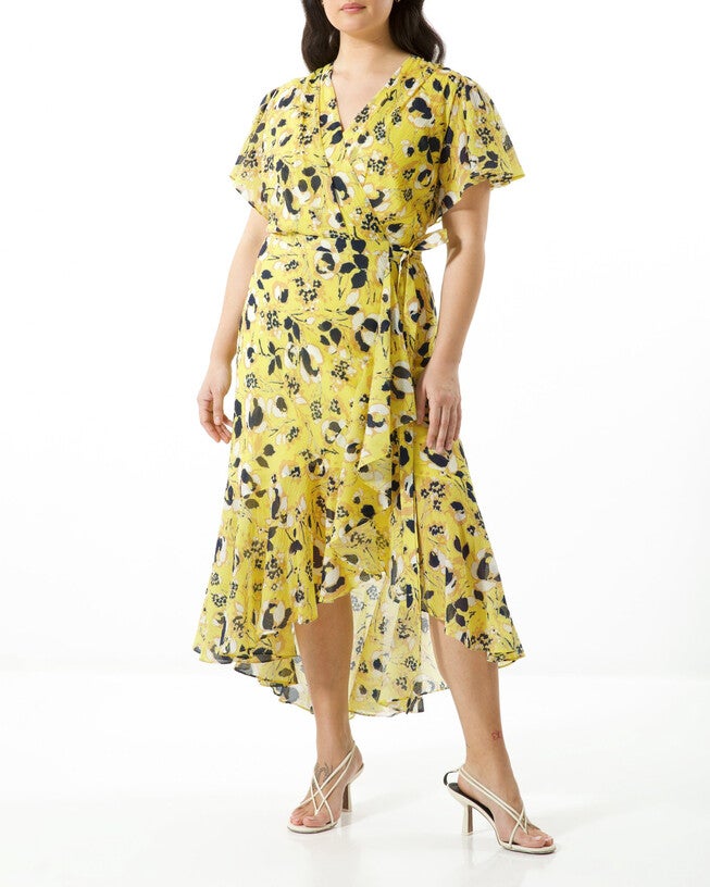 Brianna Dress, DAFFODIL MULTI / Yellow, hi-res image number 0