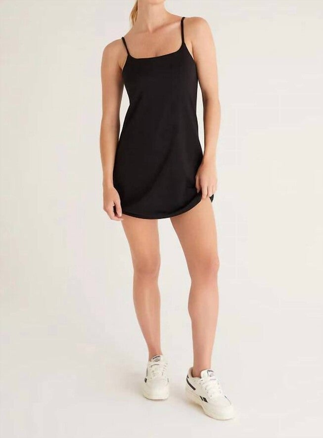 THE GROOVE DRESS IN BLACK, Black / Black, hi-res image number 0