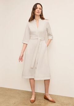 Lauleh Dress - Everyday Crepe with Topstitch