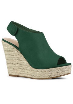 Espadrille Platform Heeled Wedges Sandals