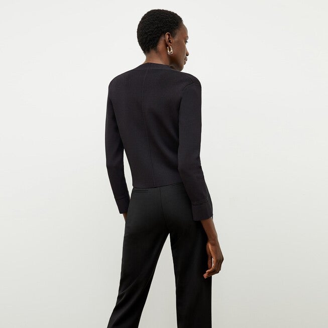 Sant Ambroeus Jardigan, Black / Black, alternate image number 3