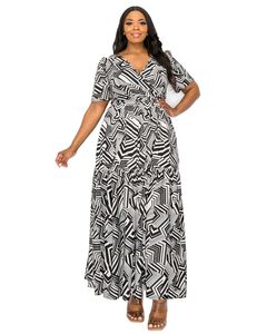 IRINA SURPLICE MAXI DRESS