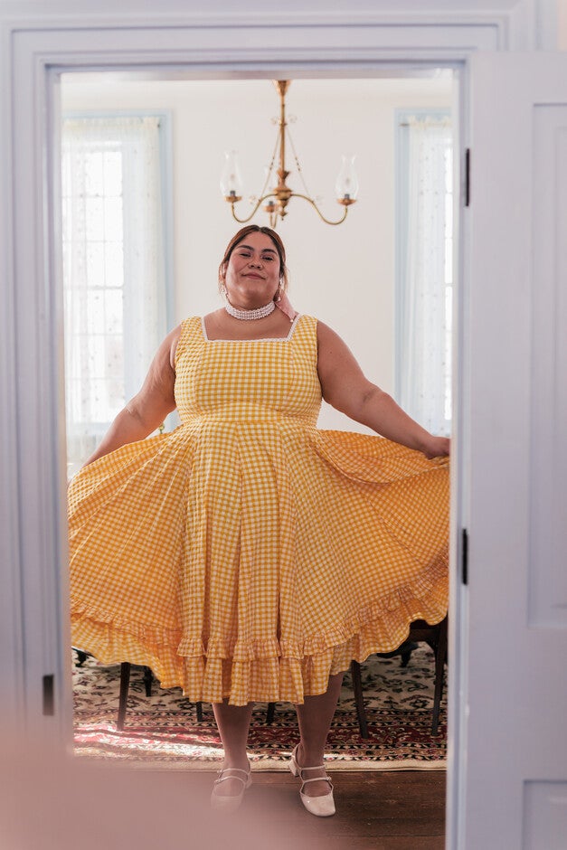 Daze Dress, Yellow / Yellow, alternate image number 1