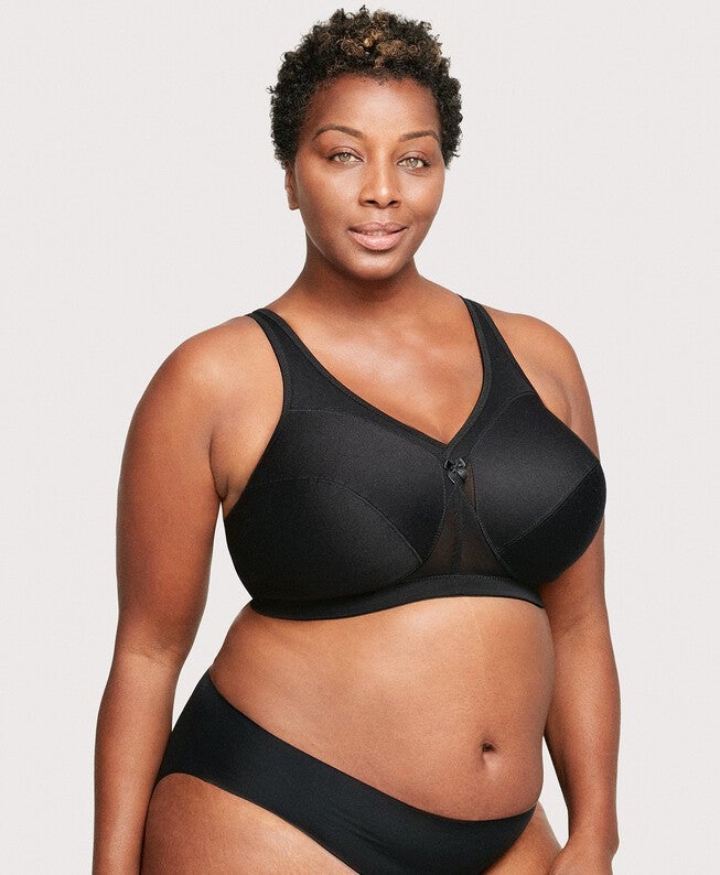 MagicLift Active Support Bra, Black / Black, alternate image number 2