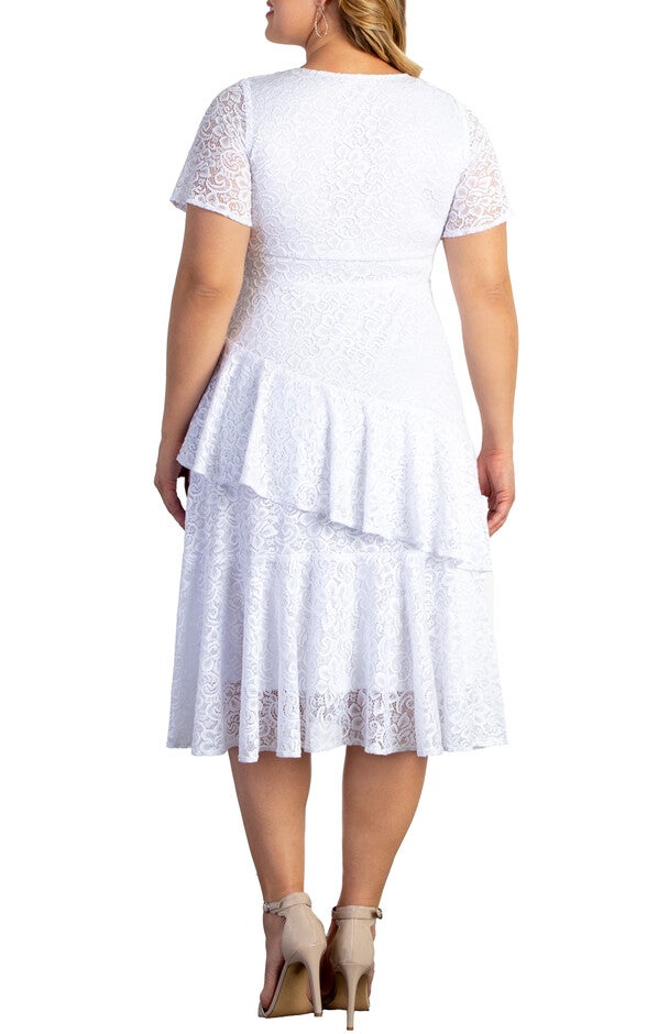Harmony Lace Dress, PEARL / Ivory, alternate image number 3