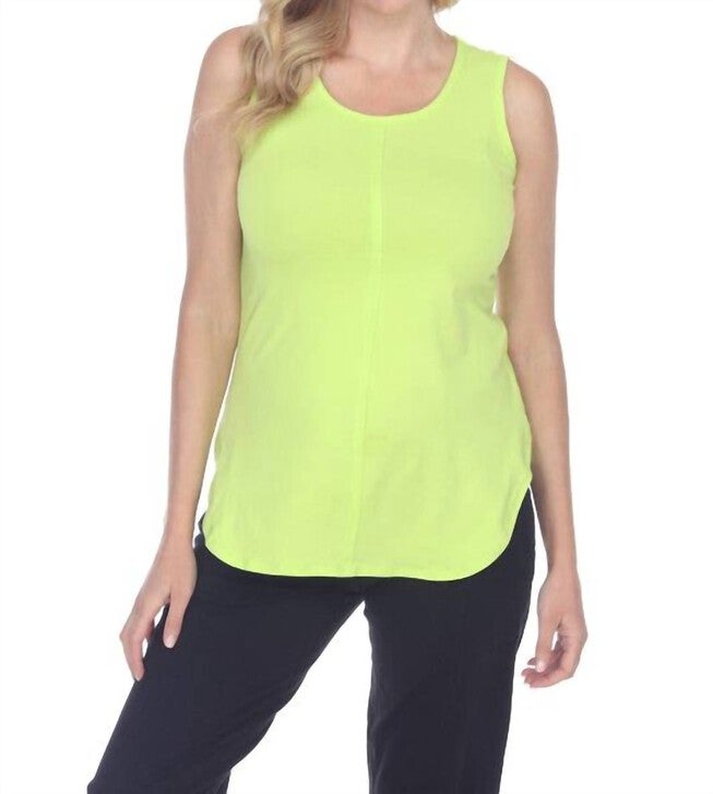 SPELLBOUND TANK IN APPLE GREEN, Apple Green / Yellow, hi-res image number 0