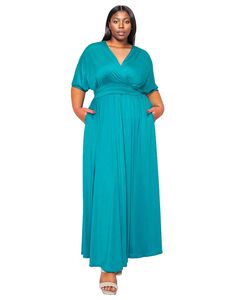 Raffi Pocket Empire Waist Maxi Dress