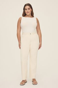 ASE PLUS - STRAIGHT JEANS | ECRU