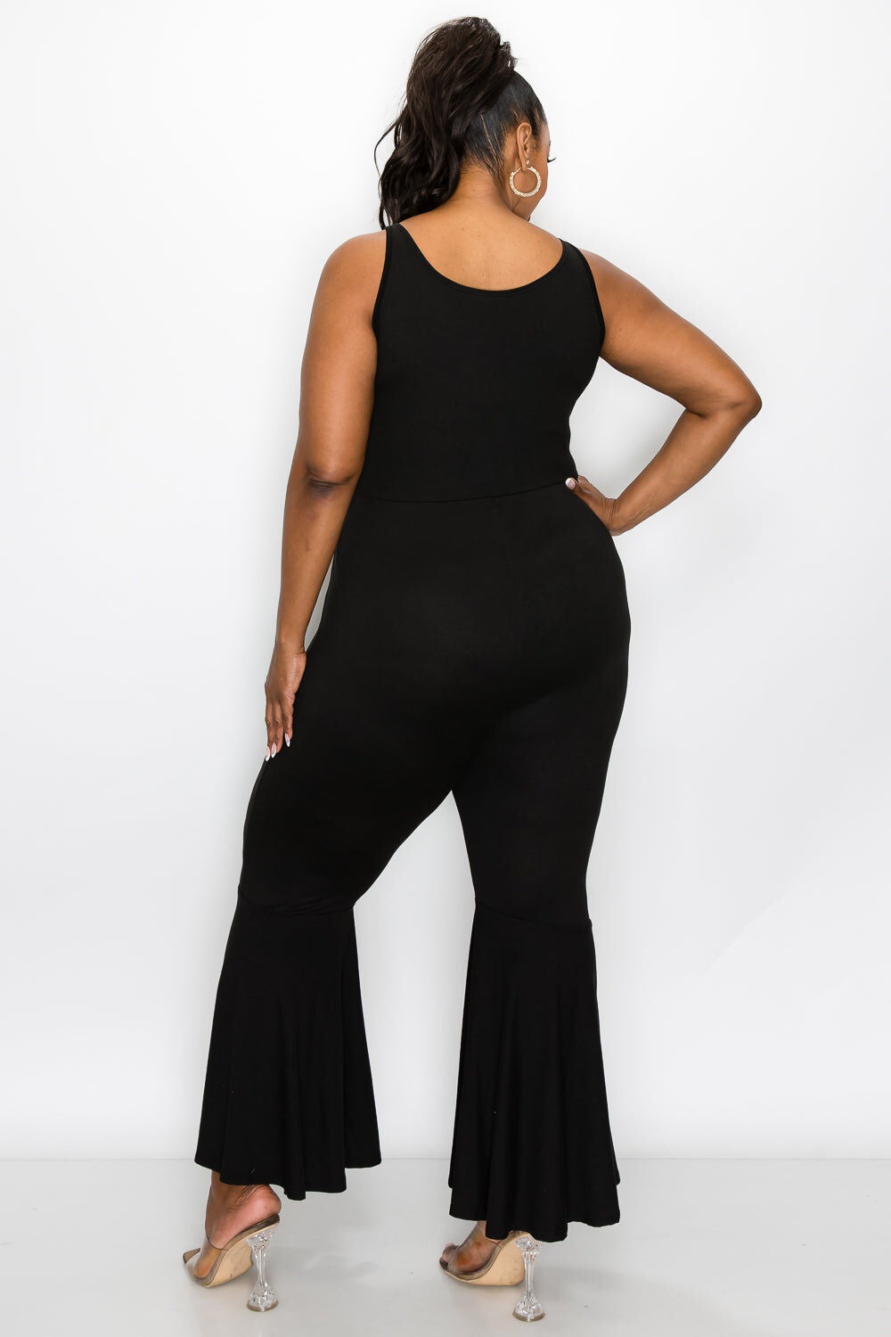 JOSIE FLARED LEG JUMPSUIT, , alternate image number 8