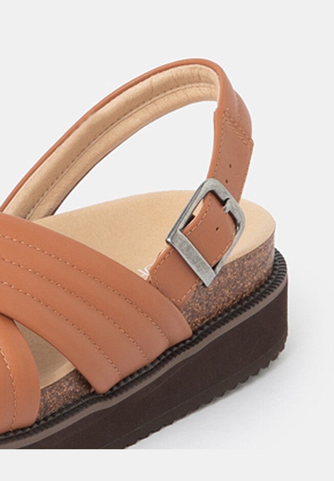 Sutton Footbed Sandals, Cognac / Burnt Orange, alternate image number 2