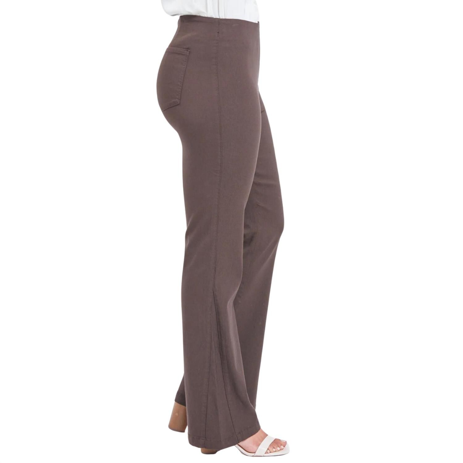 MISSY PULL ON BOOTCUT PANTS, Clove / Brown, alternate image number 2