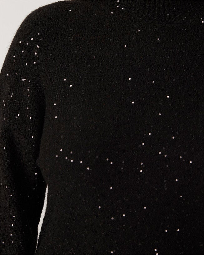 Night Sparkle Knit, BlackMetallic / Black, alternate image number 4