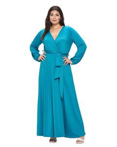 ESPINOZA SURPLICE MAXI DRESS