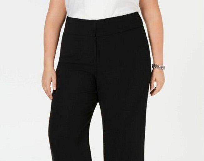 Alfani Women's High-Rise Trousers Black 24W, , alternate image number null