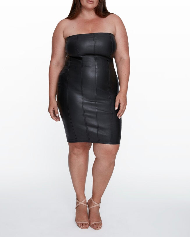 stretch leather dress AS by DF Revenge Stretch Leather Dress