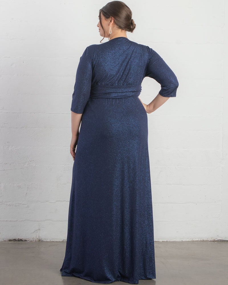 Romanced by Moonlight Gown, EVENING STAR / Navy, alternate image number 1