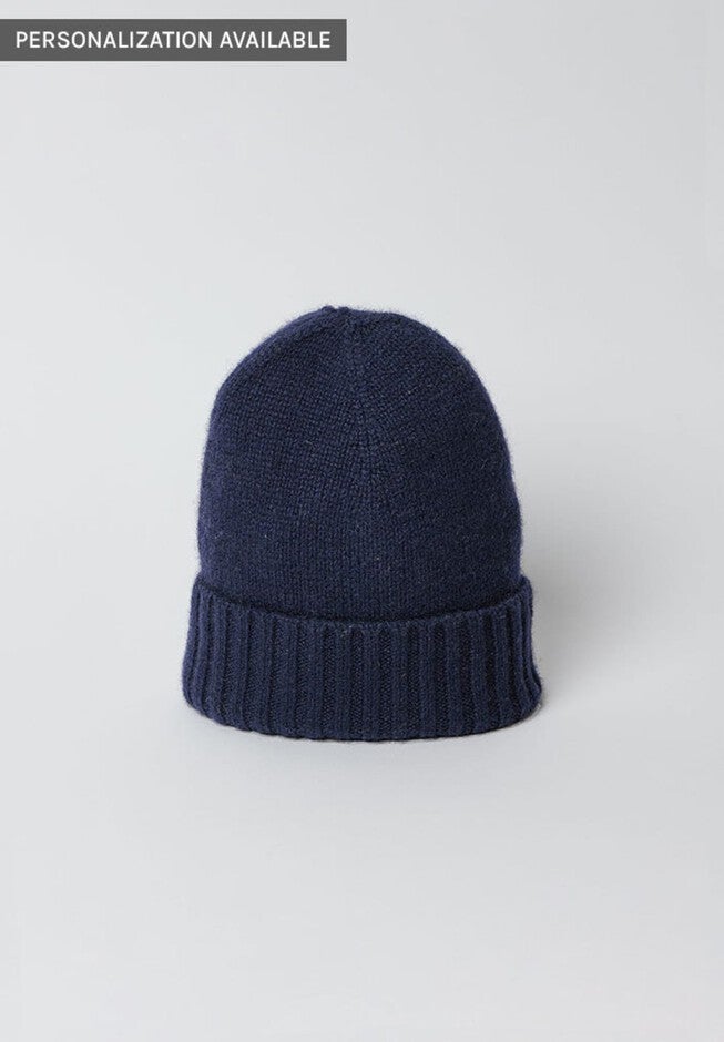 Classic Cashmere Slouch Hat, Navy / Navy, hi-res image number 0