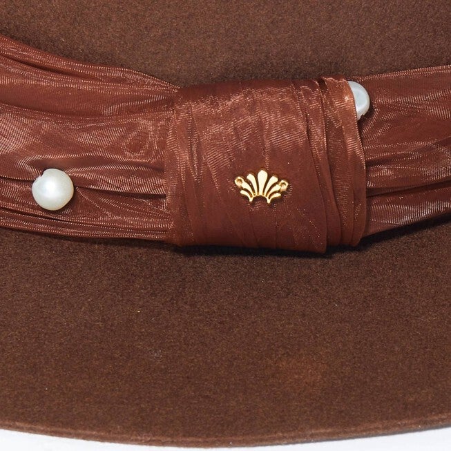 WOMEN'S WOOL RANCHER HAT IN CHOCOLATE, , alternate image number null