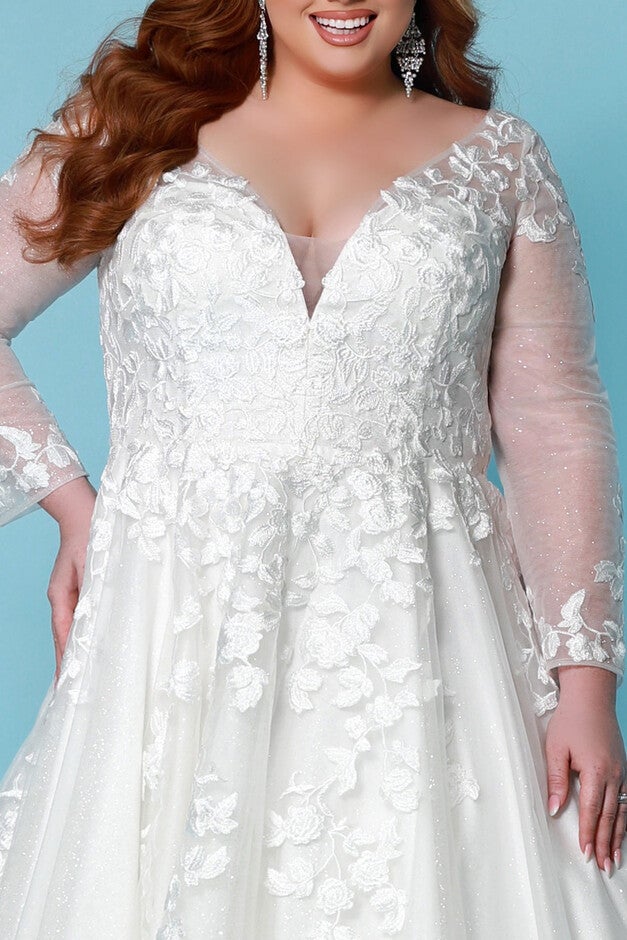 Shirley Wedding Dress, Ivory / Ivory, alternate image number 2