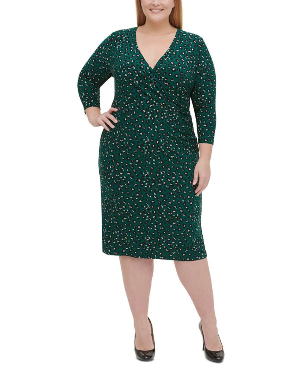 Tommy hilfiger green dress on sale